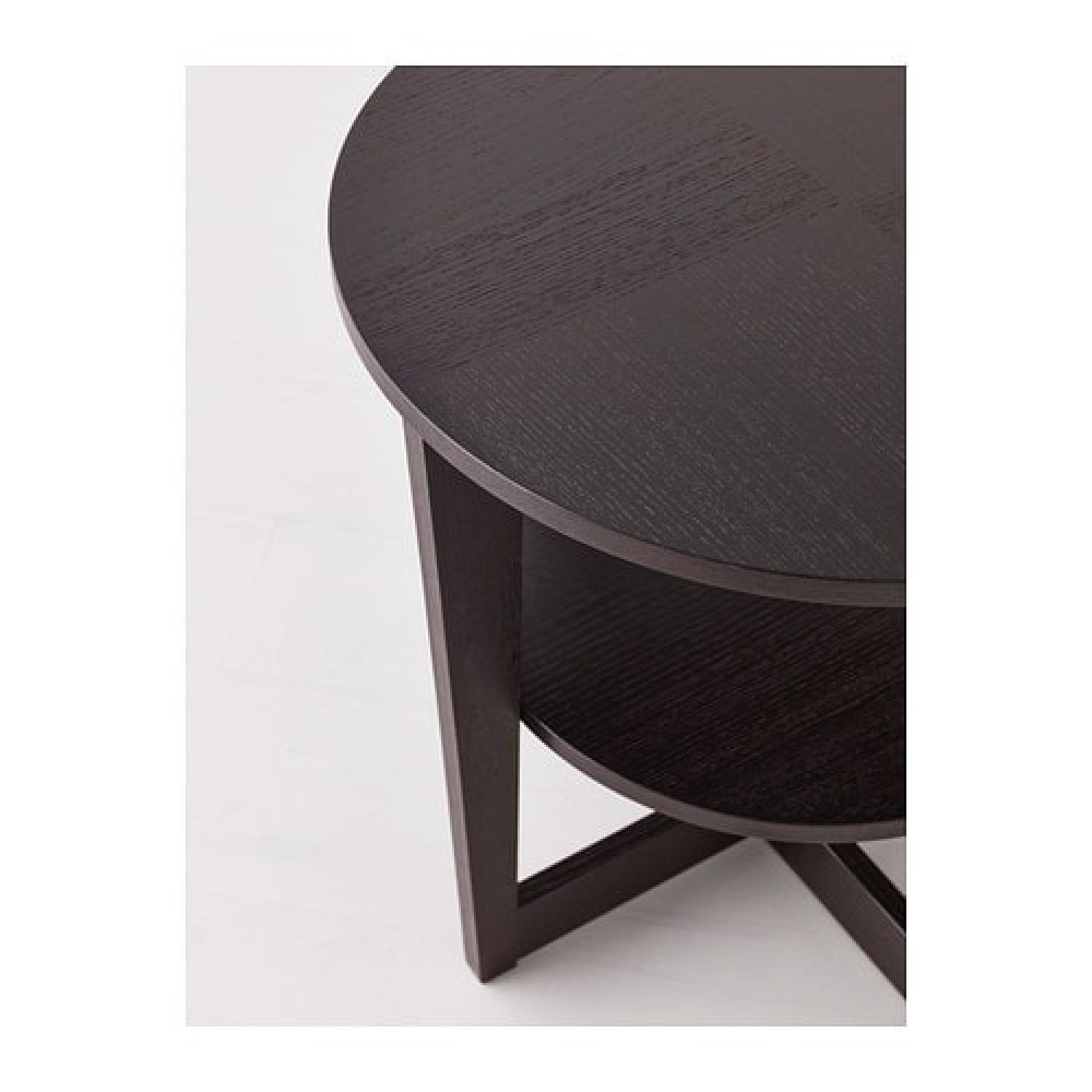 Ikea Vejmon Side Table in Black-Brown - image-2