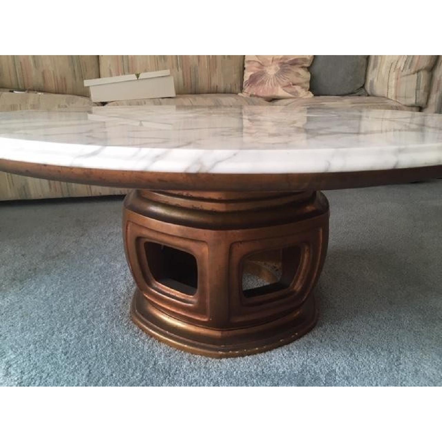 Mid Century Modern Marble Coffee Table - image-4