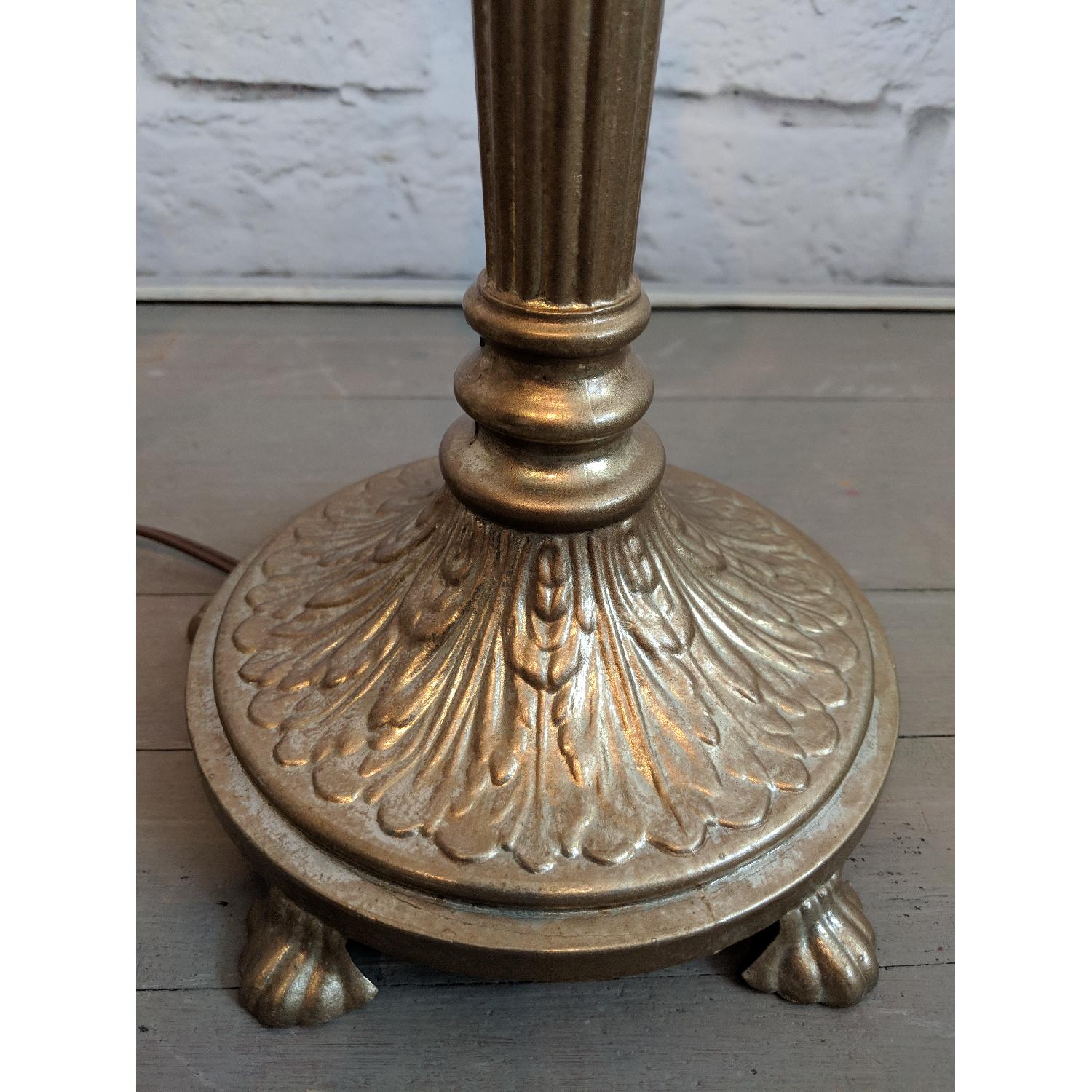 Art Nouveau Style Metal Candlestick Lamps - image-5