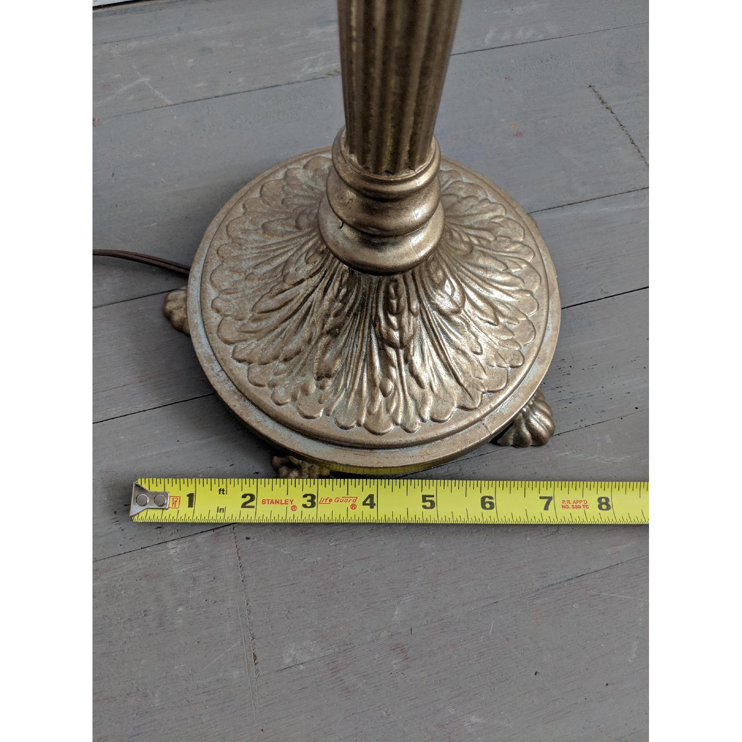 Art Nouveau Style Metal Candlestick Lamps - image-10