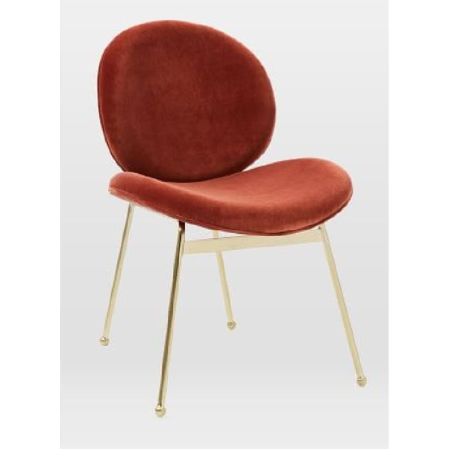 West Elm Jane Velvet Dining Chairs AptDeco