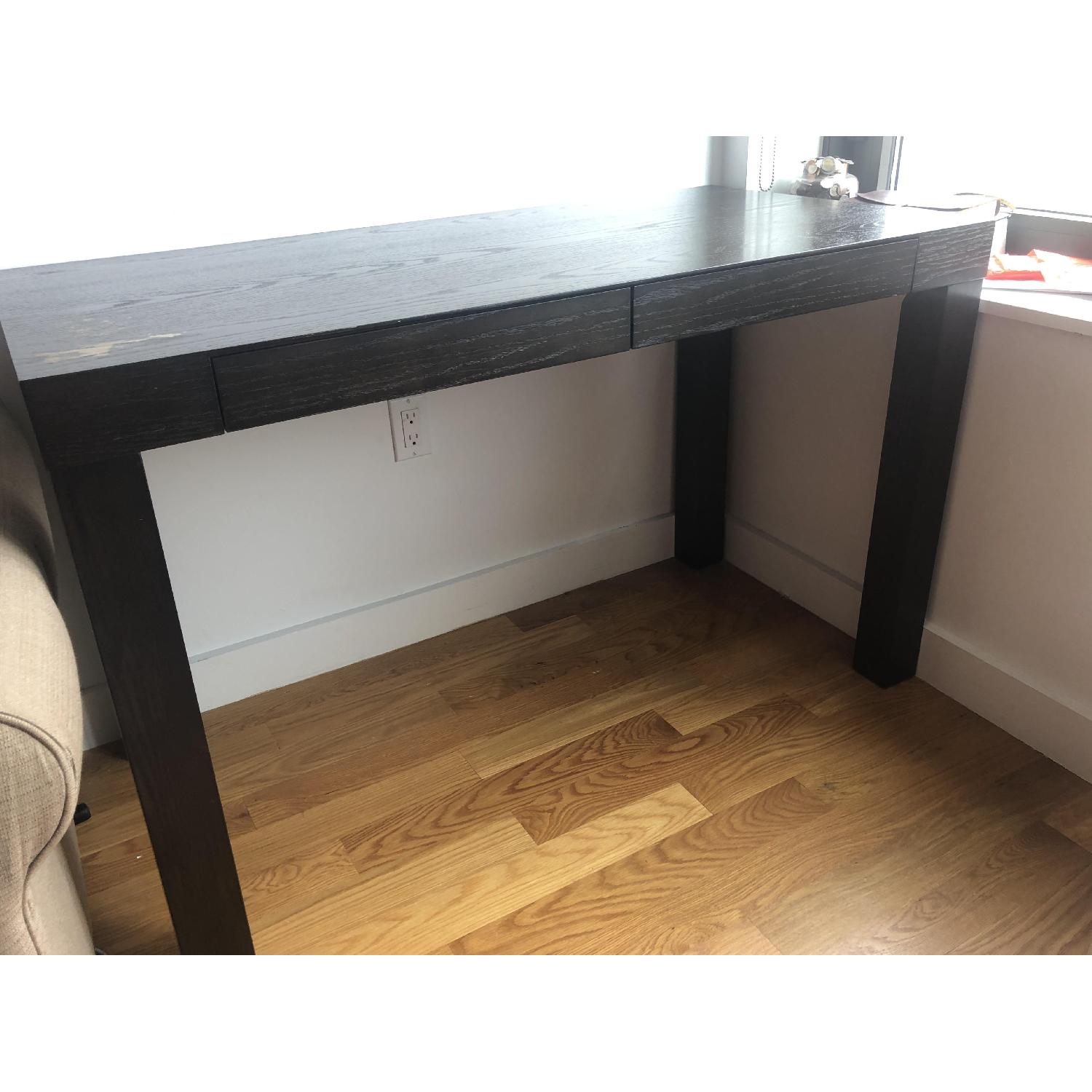 West Elm Parsons Desk in Chocolate - image-2