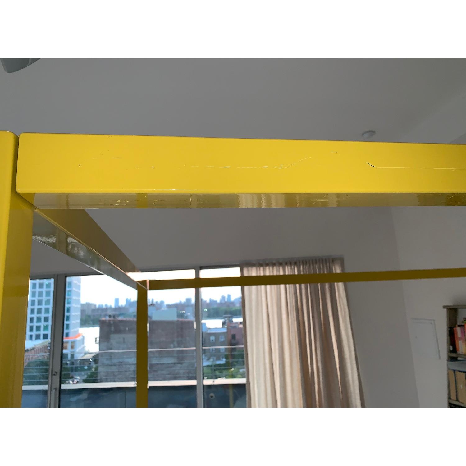 Room & Board 4 Poster Yellow Queen Size Bed - image-8