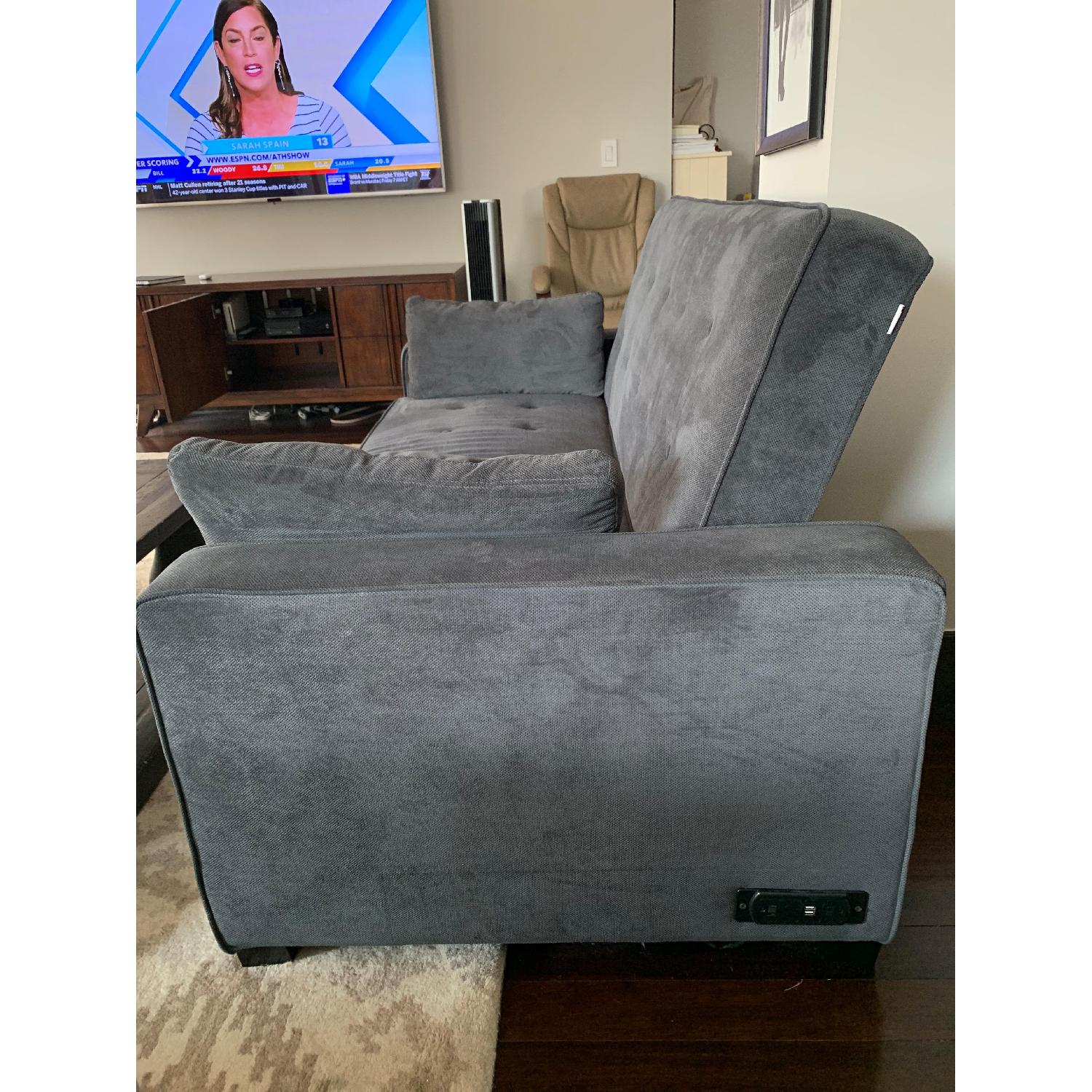 Lifestyle Solutions Westport Beautyrest Fabric Sleeper Sofa - image-4