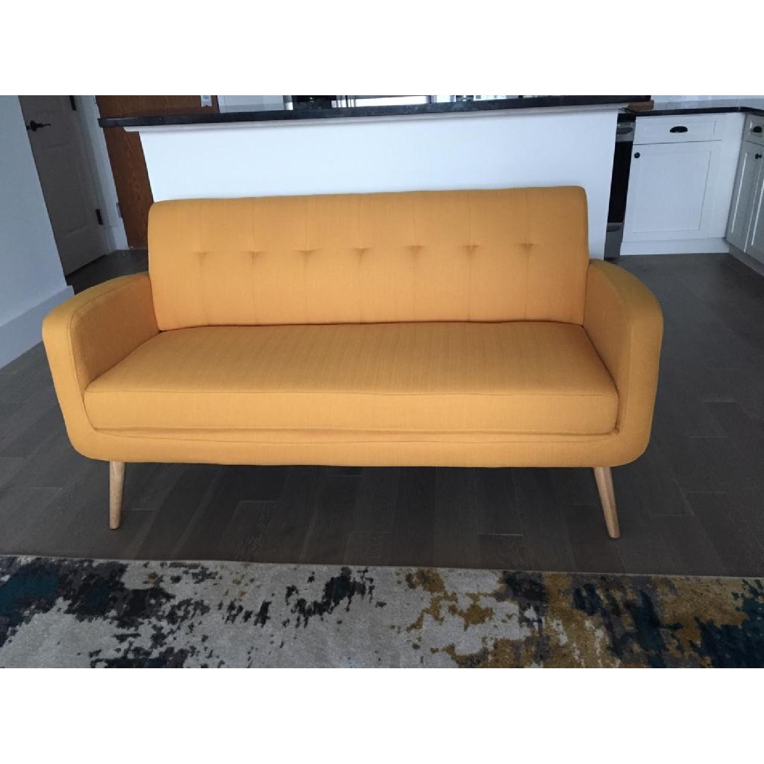 Langley Street Mustard Yellow 2 Seater Sofa - image-3