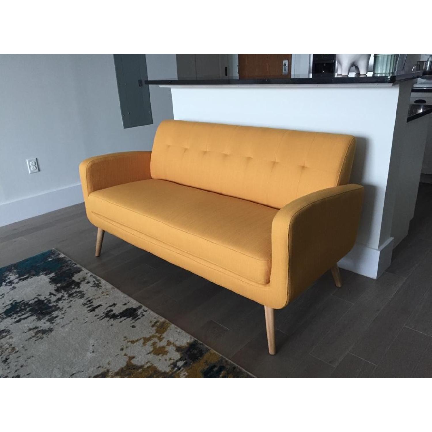 Langley Street Mustard Yellow 2 Seater Sofa - image-4
