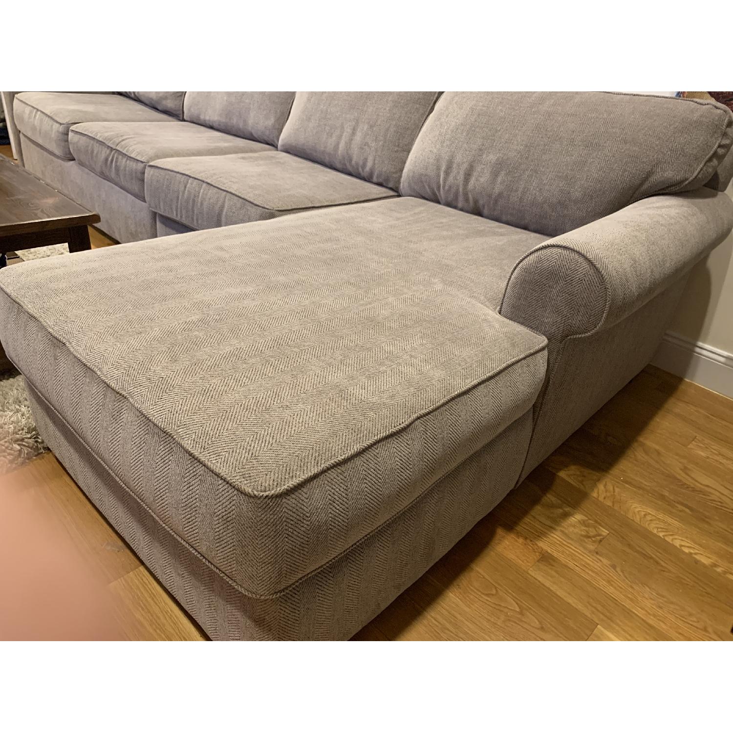Beige Fabric 3-Piece Sectional Sofa - image-3