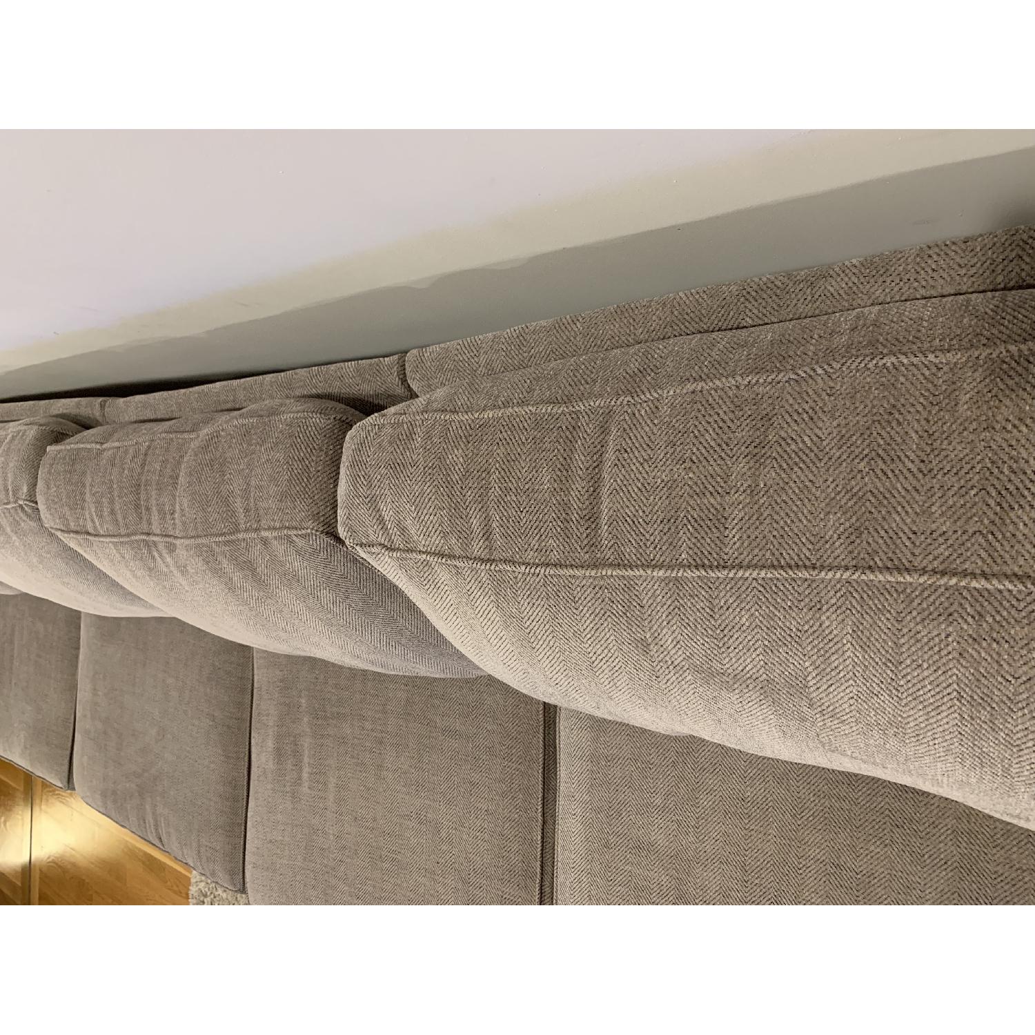 Beige Fabric 3-Piece Sectional Sofa - image-4