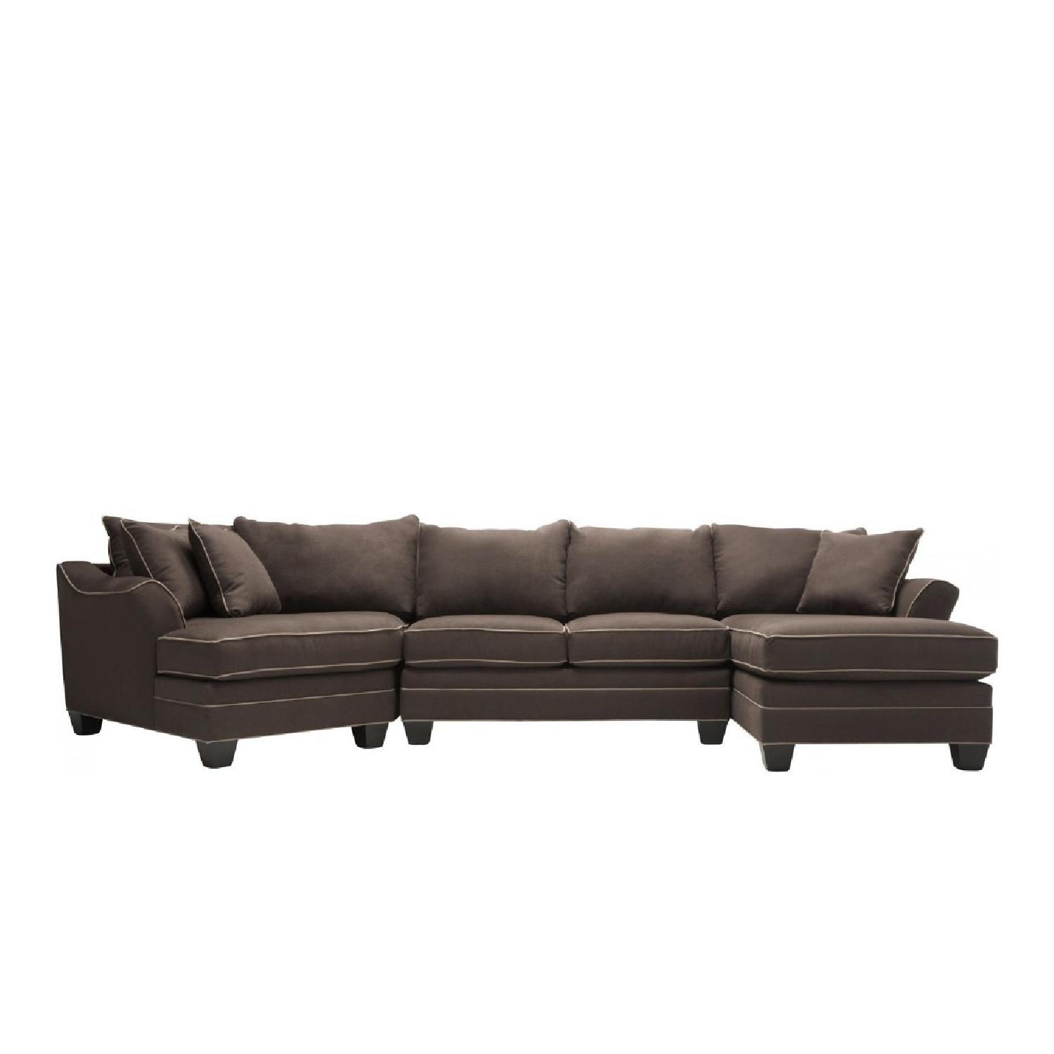 Raymour & Flanigan 3 Piece Sectional Sofa - image-0
