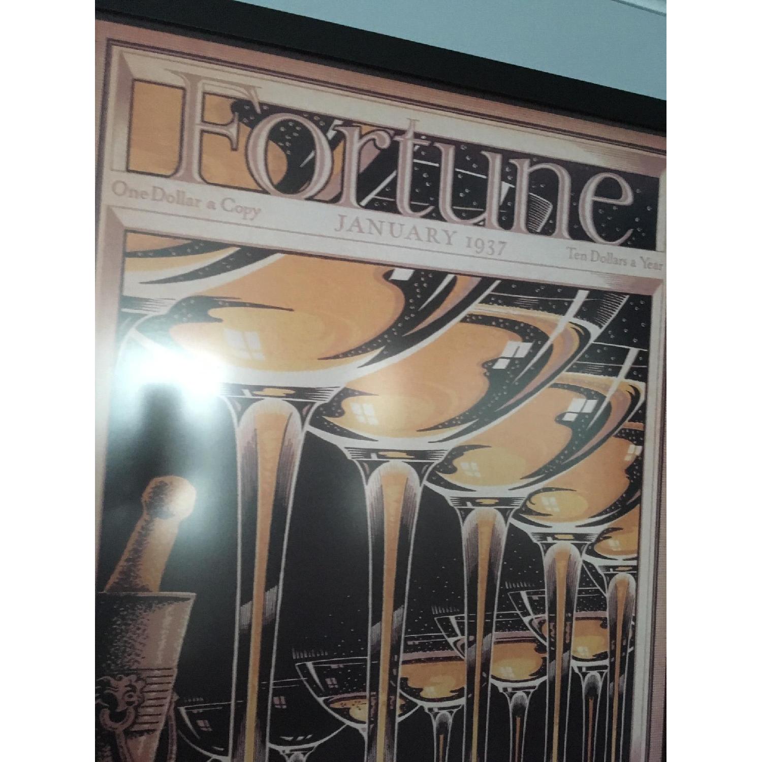 Fortune Magazine Cover Framed Poster - Champagne - image-1