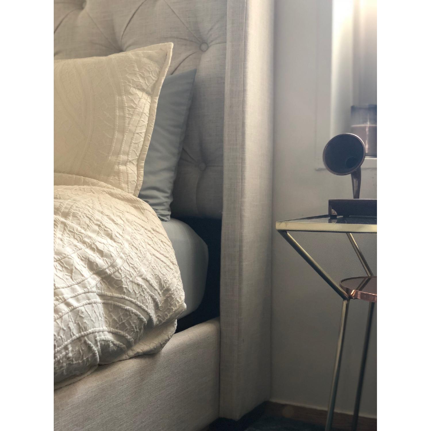 Upholstered Wingback Headboard - image-5