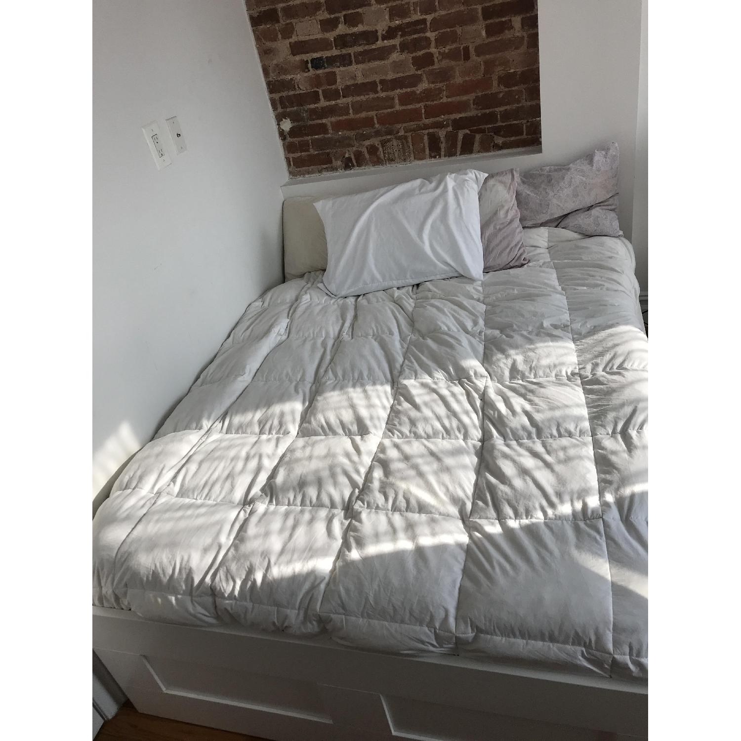 Ikea Brimnes Storage Bed in White - image-2