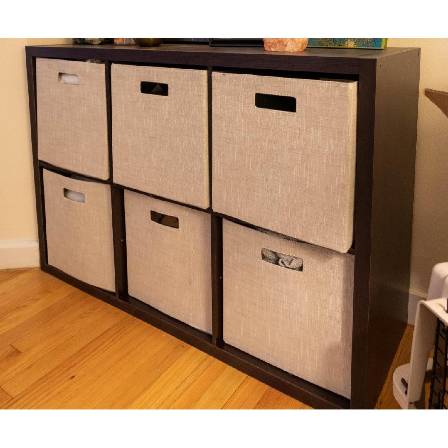 Target Espresso 6 Cube Bookcase AptDeco