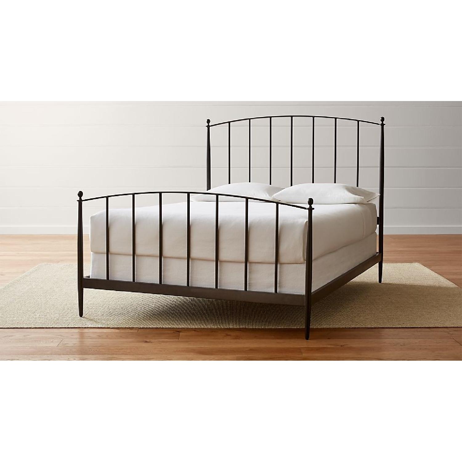 Crate & Barrel Mason Shadow Queen Bed - image-2