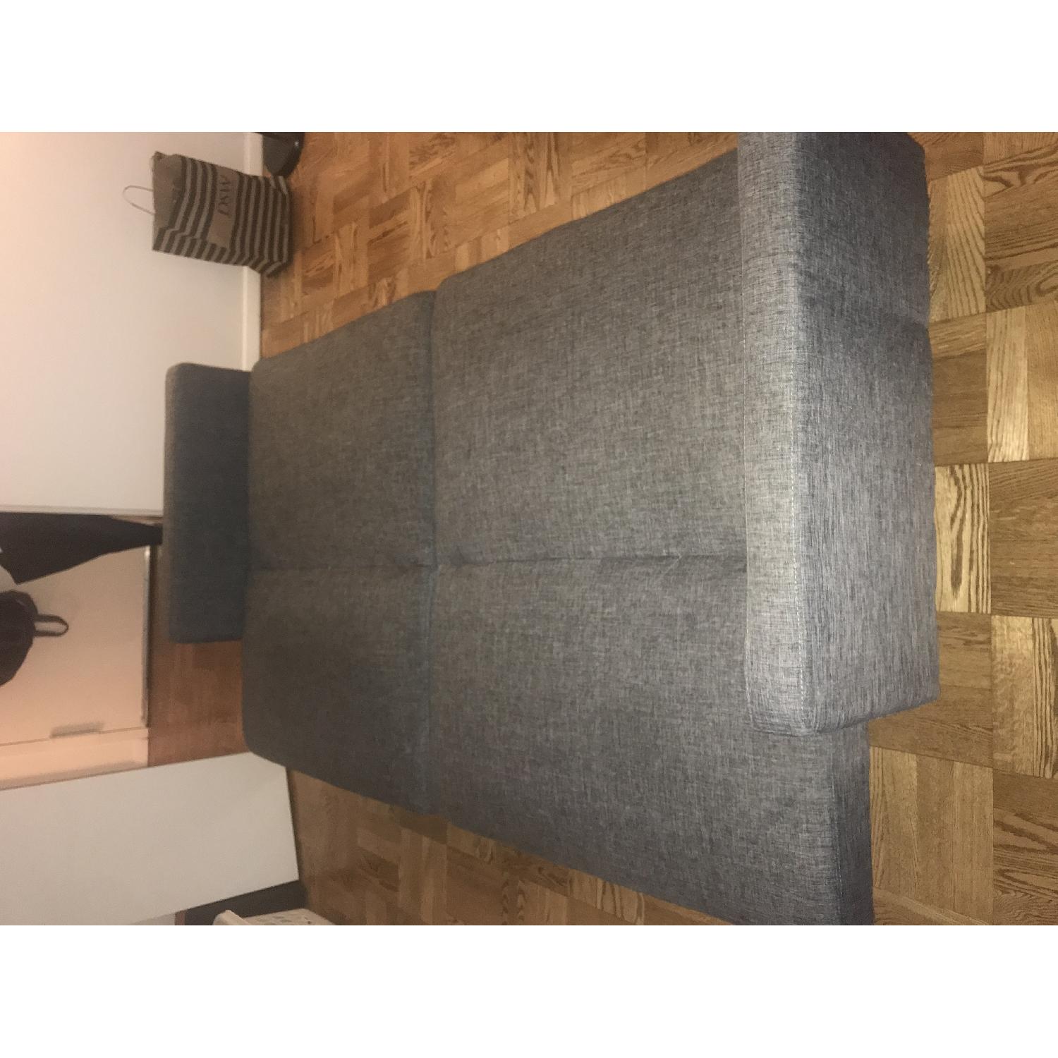 DHP Paxson Grey Futon - image-1