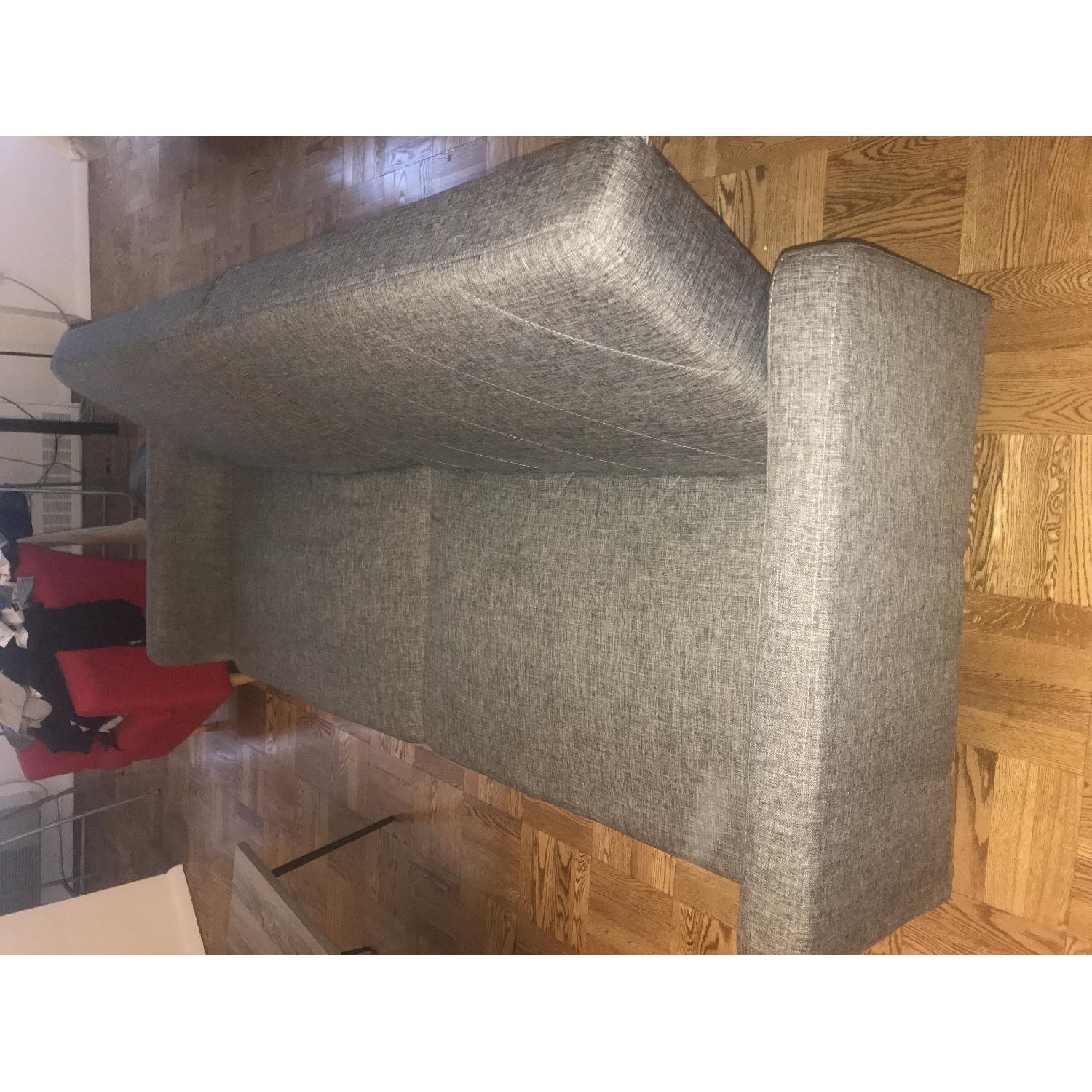 DHP Paxson Grey Futon - image-5