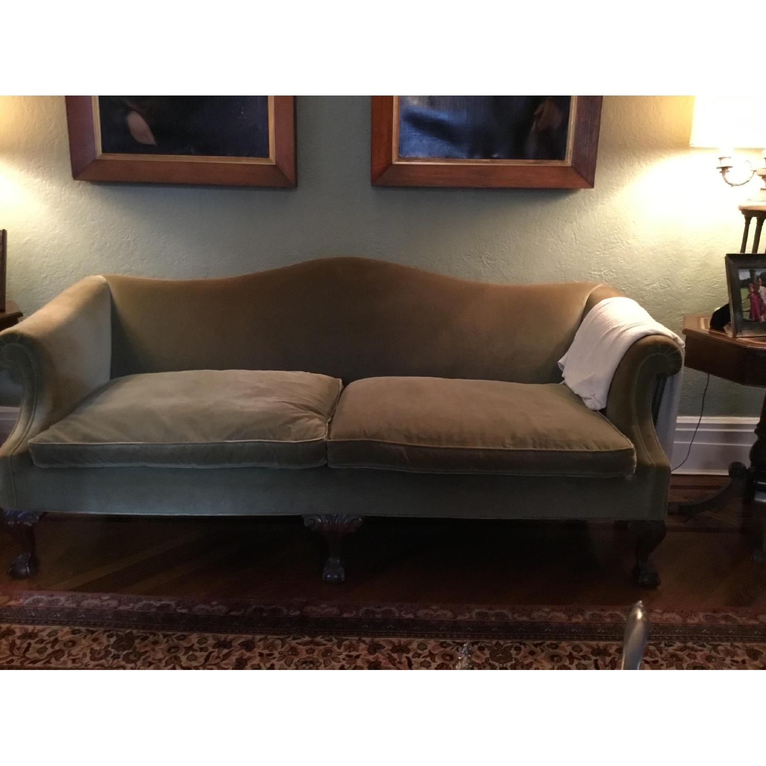 Vintage Claw Foot Sofa - image-1
