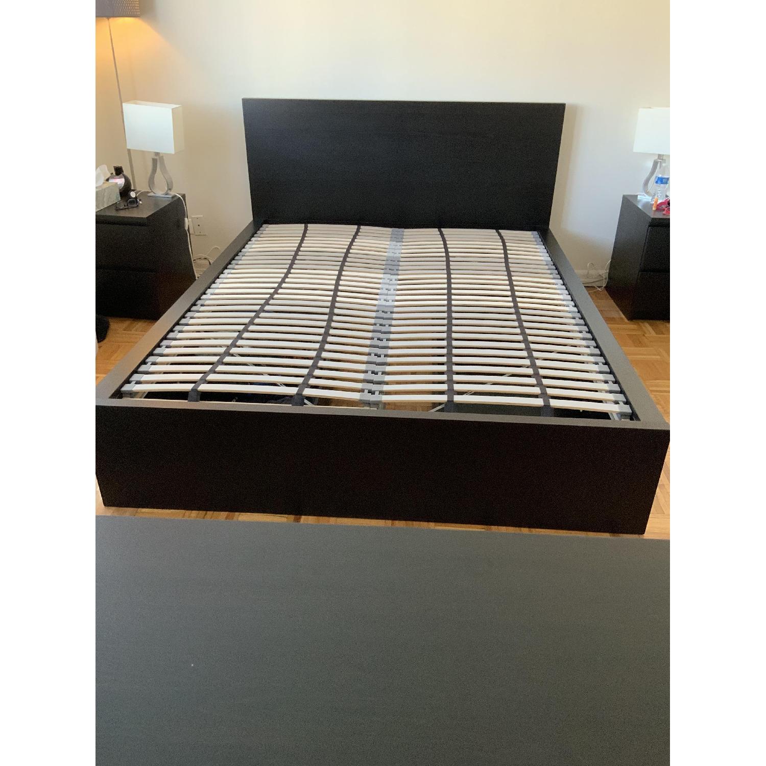 Ikea Malm Queen Size Bed Frame W 4 Drawers Aptdeco