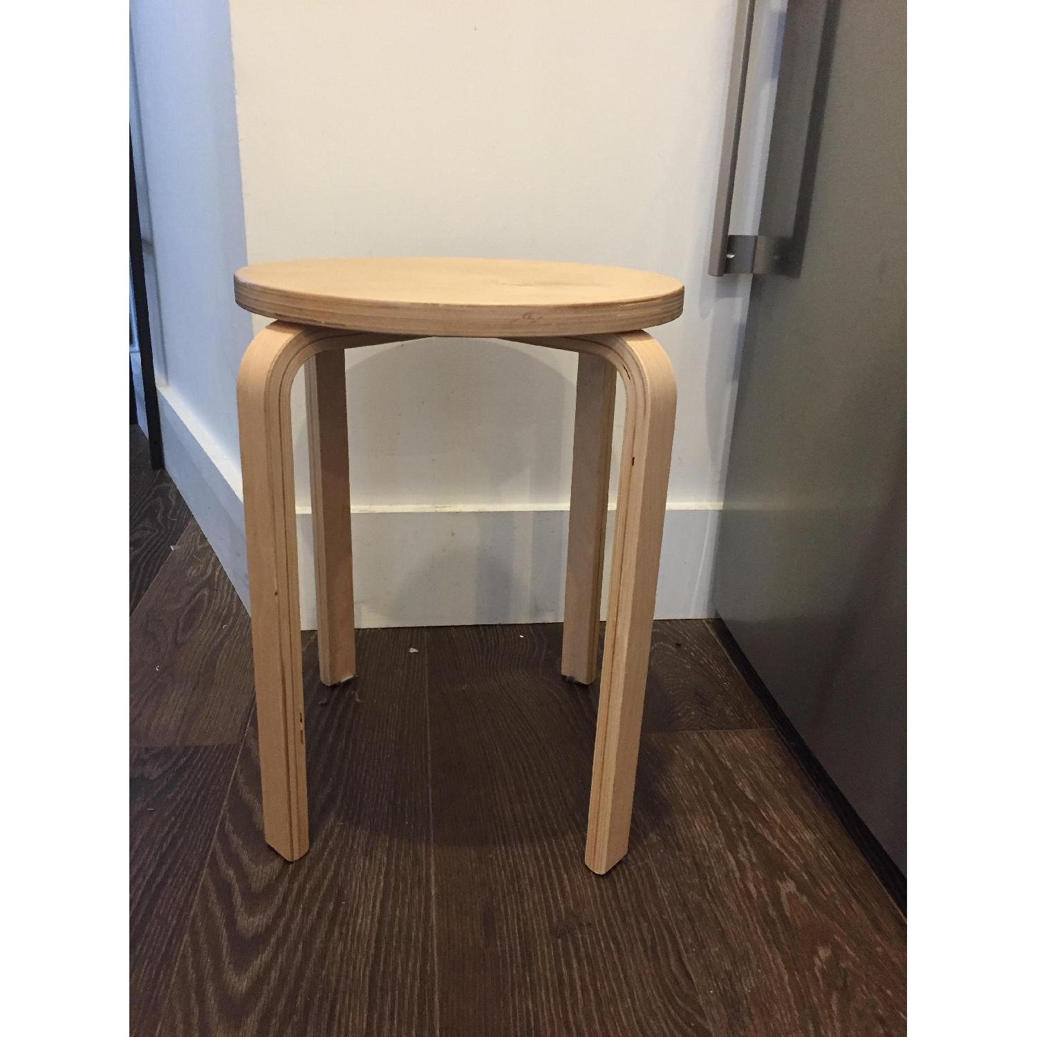 Ikea Wooden Stools - image-2