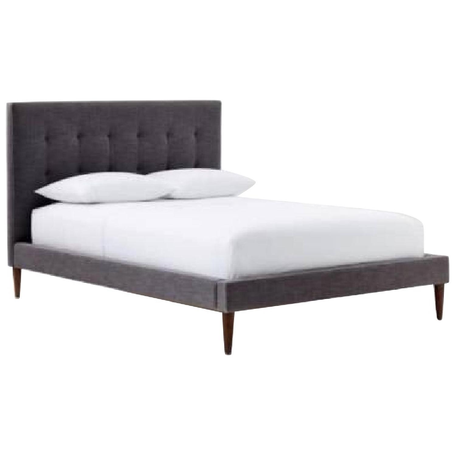 West Elm Grid Tuft Full Bed AptDeco