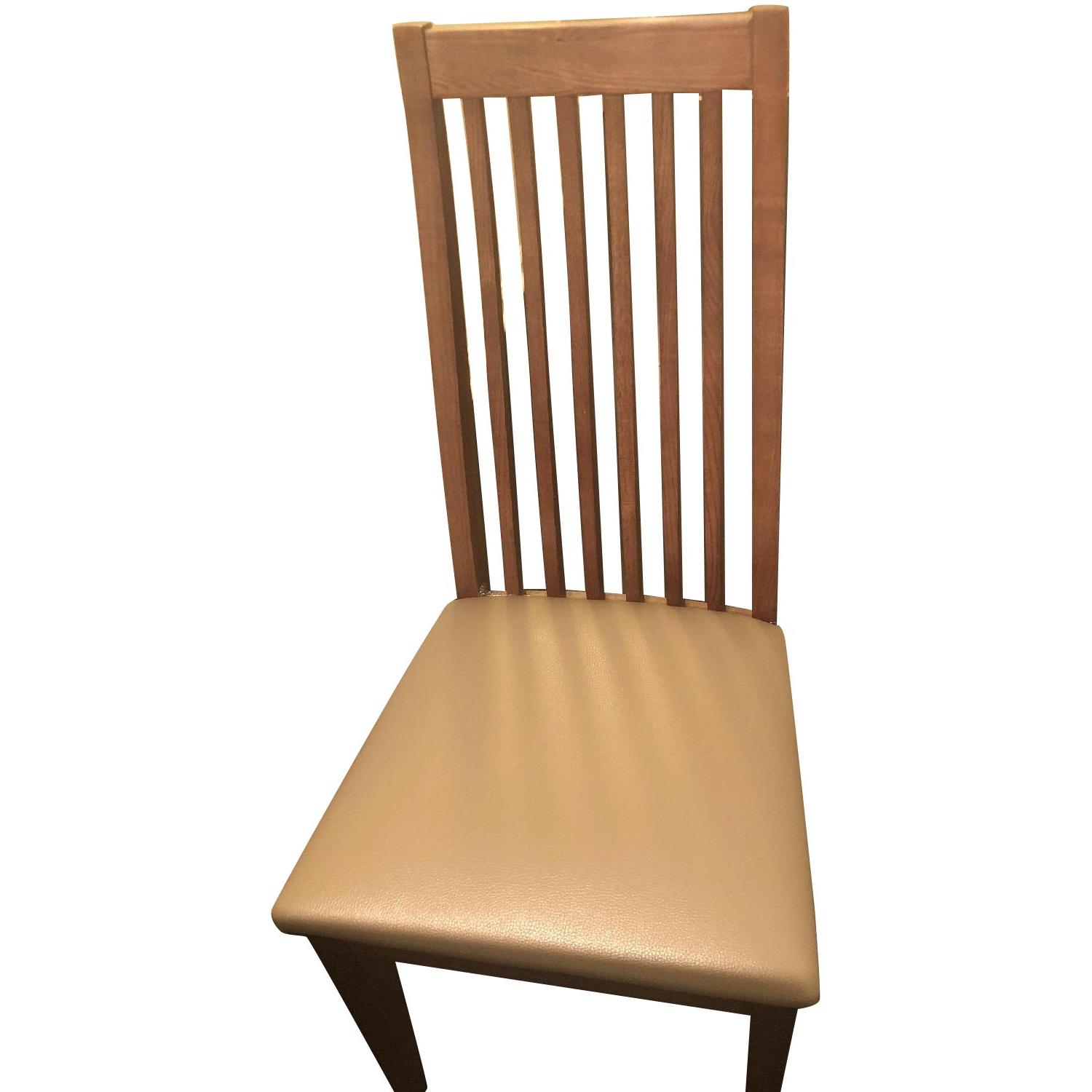 Wood & Glass Expandable Dining Table w/ 4 Chairs - image-4