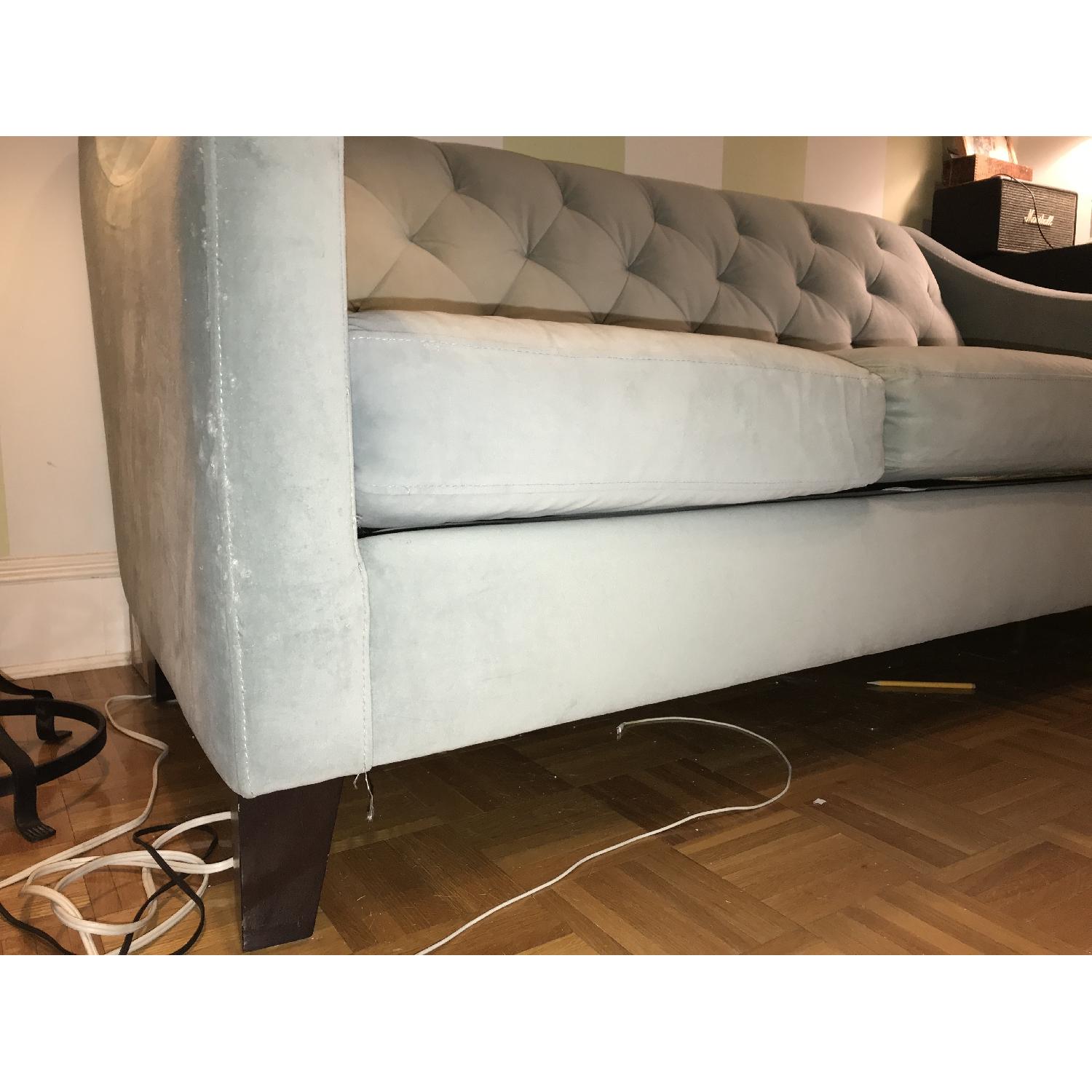 Macy's Chloe Velvet Tufted Sofa AptDeco