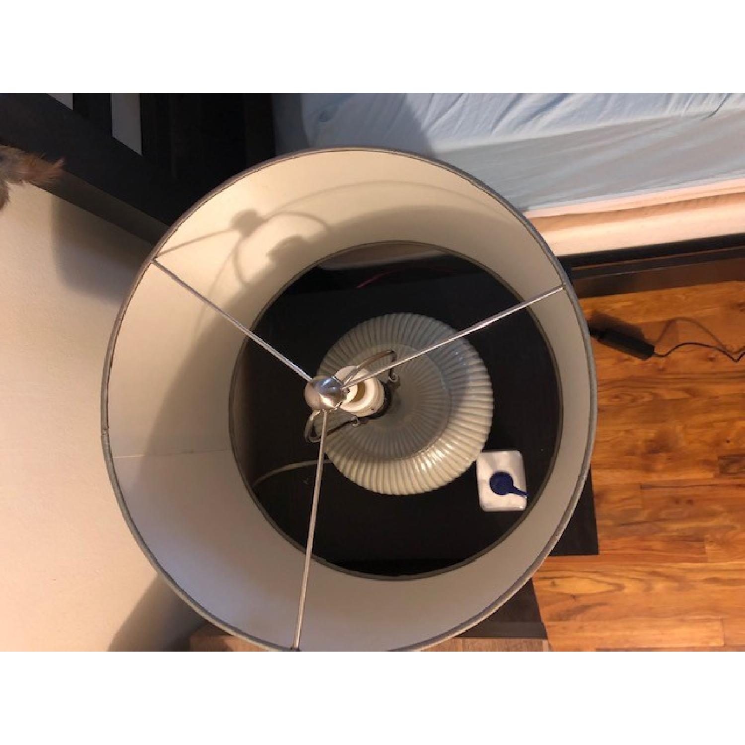 Light Blue/Gray Ceramic Table Lamps - image-4