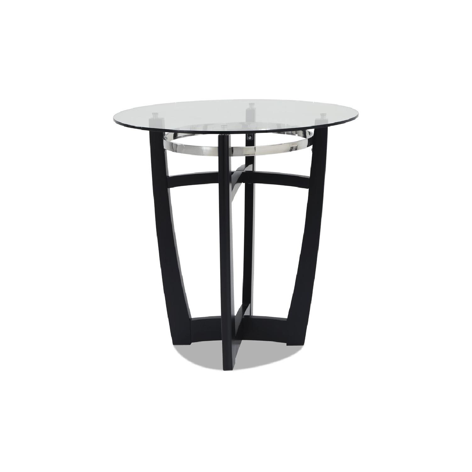 Bob's Matinee Glass Dining Table w/ 4 Chairs AptDeco