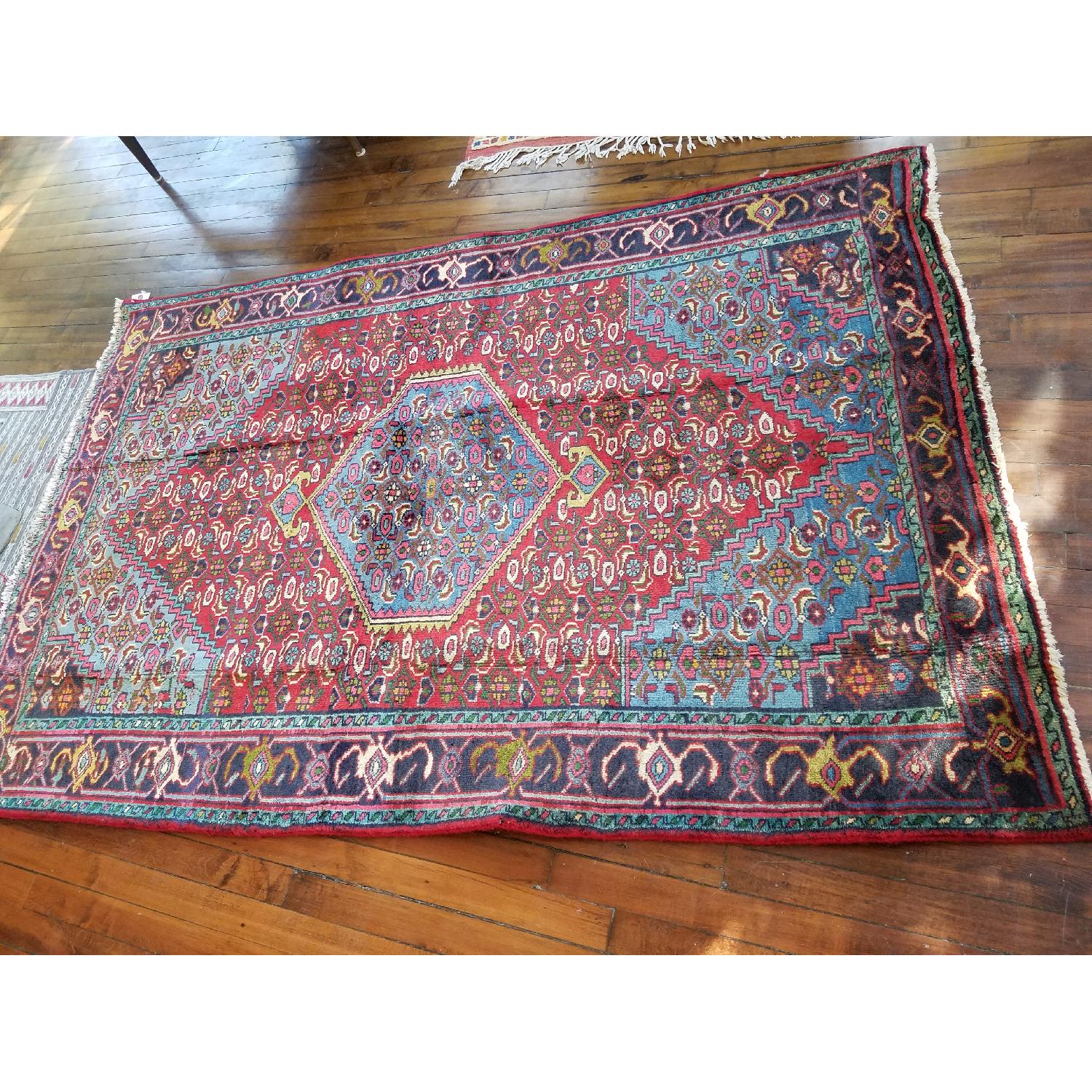 Antique Handmade Persian Hamadan Rug - AptDeco
