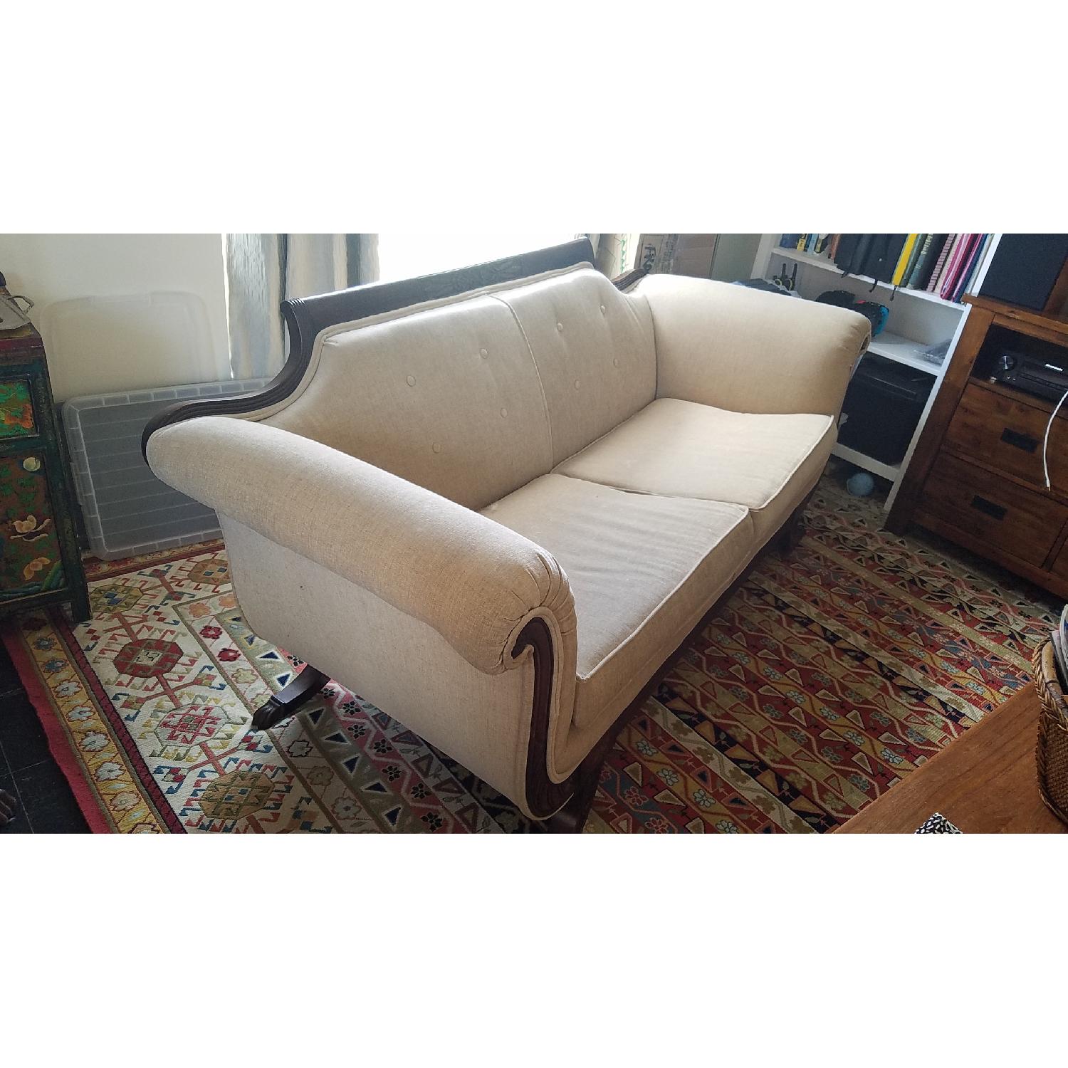 Vintage Duncan Phyfe-Style Sofa - image-3