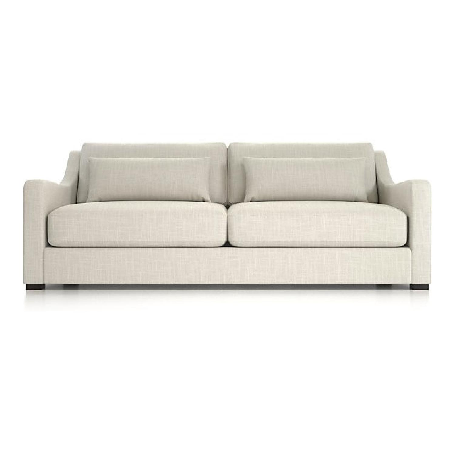 Crate & Barrel Beige Fabric Sofa + 2 Chairs AptDeco