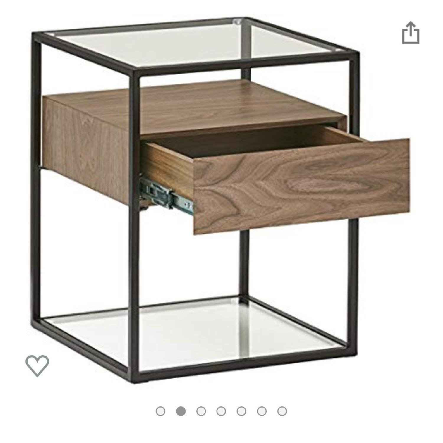 Rivet King Street Industrial Floating Side Table/Nightstand - image-1