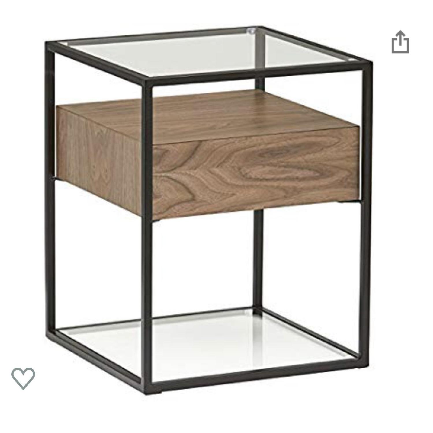 Rivet King Street Industrial Floating Side Table/Nightstand - image-3