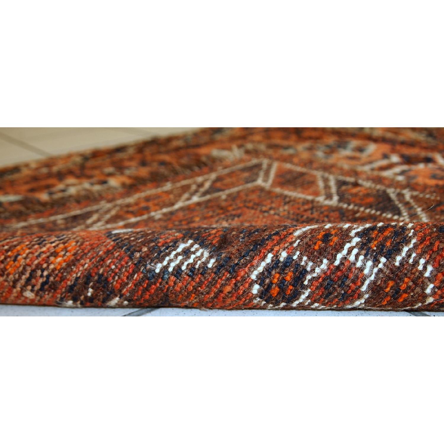 Antique Handmade Collectible Persian Shiraz Bag Face Rug - image-1