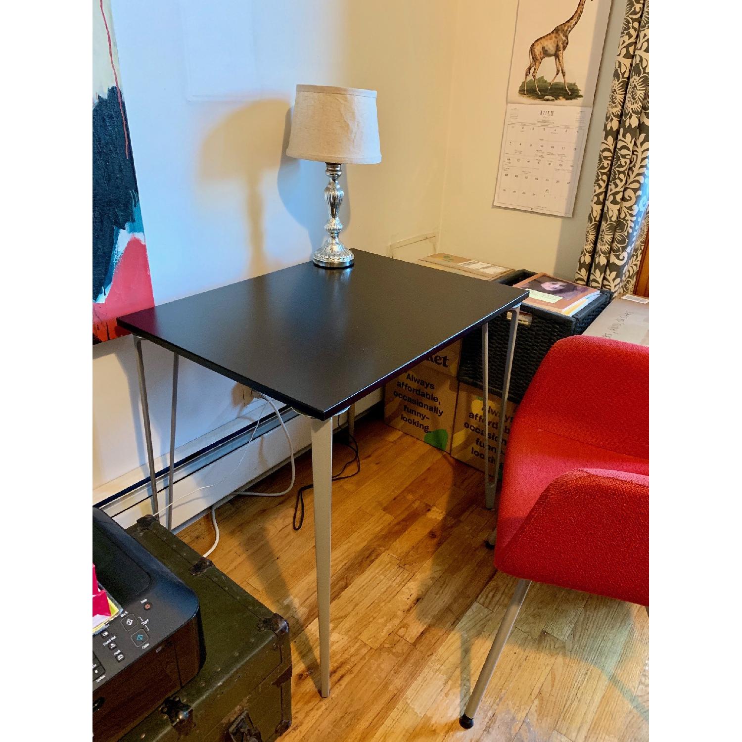 Ikea Custom Wood & Metal Desk/Table - image-1