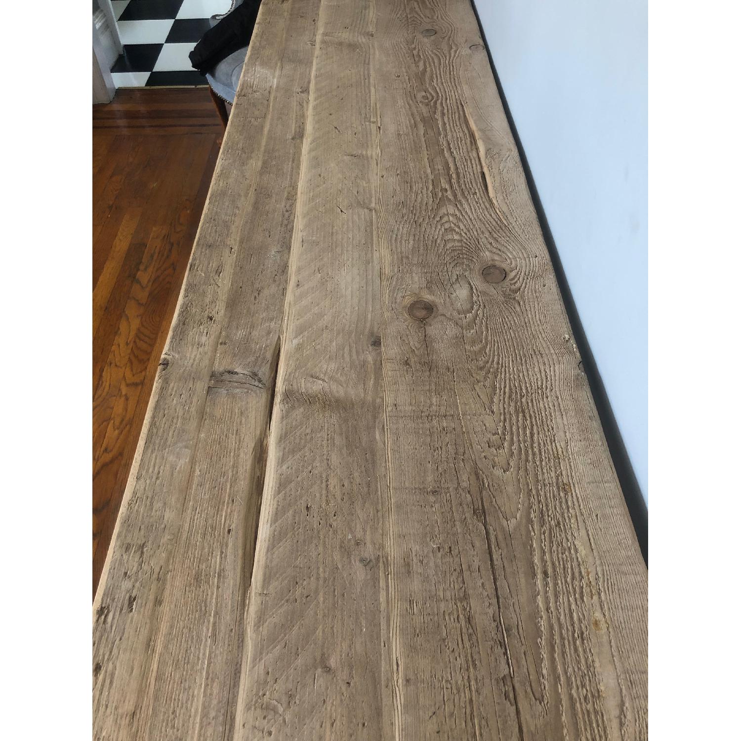 Custom Made Wood & Metal Console Table - image-2