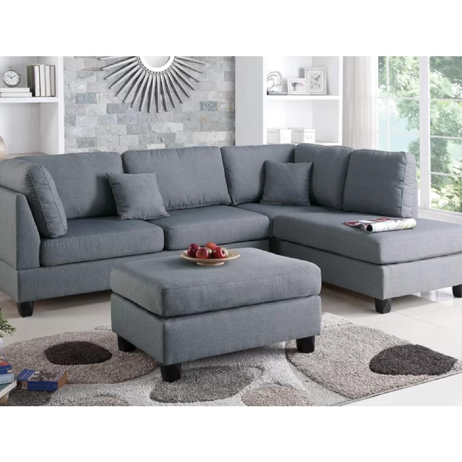 Hemphill Reversible Sectional Sofa & Ottoman - image-2
