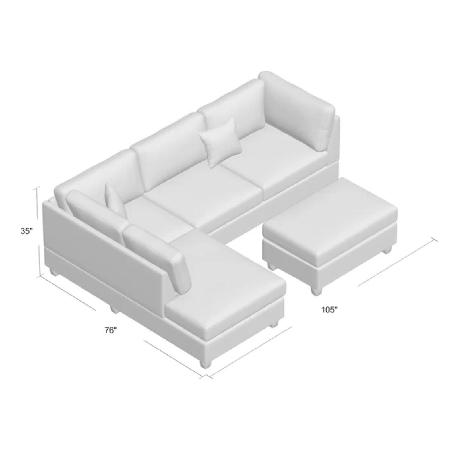 Hemphill Reversible Sectional Sofa & Ottoman - image-3