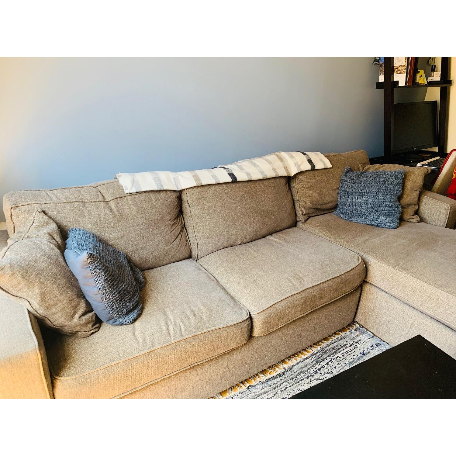 Room & Board Sleeper Sectional Sofa w/ Chaise - image-2