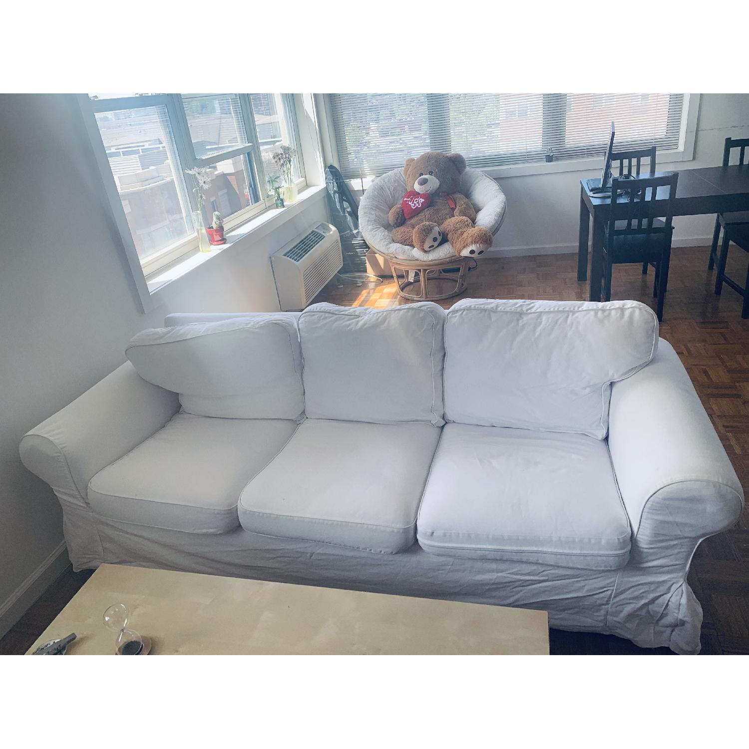 Ikea Ektorp White 3 Seater Sofa - image-2