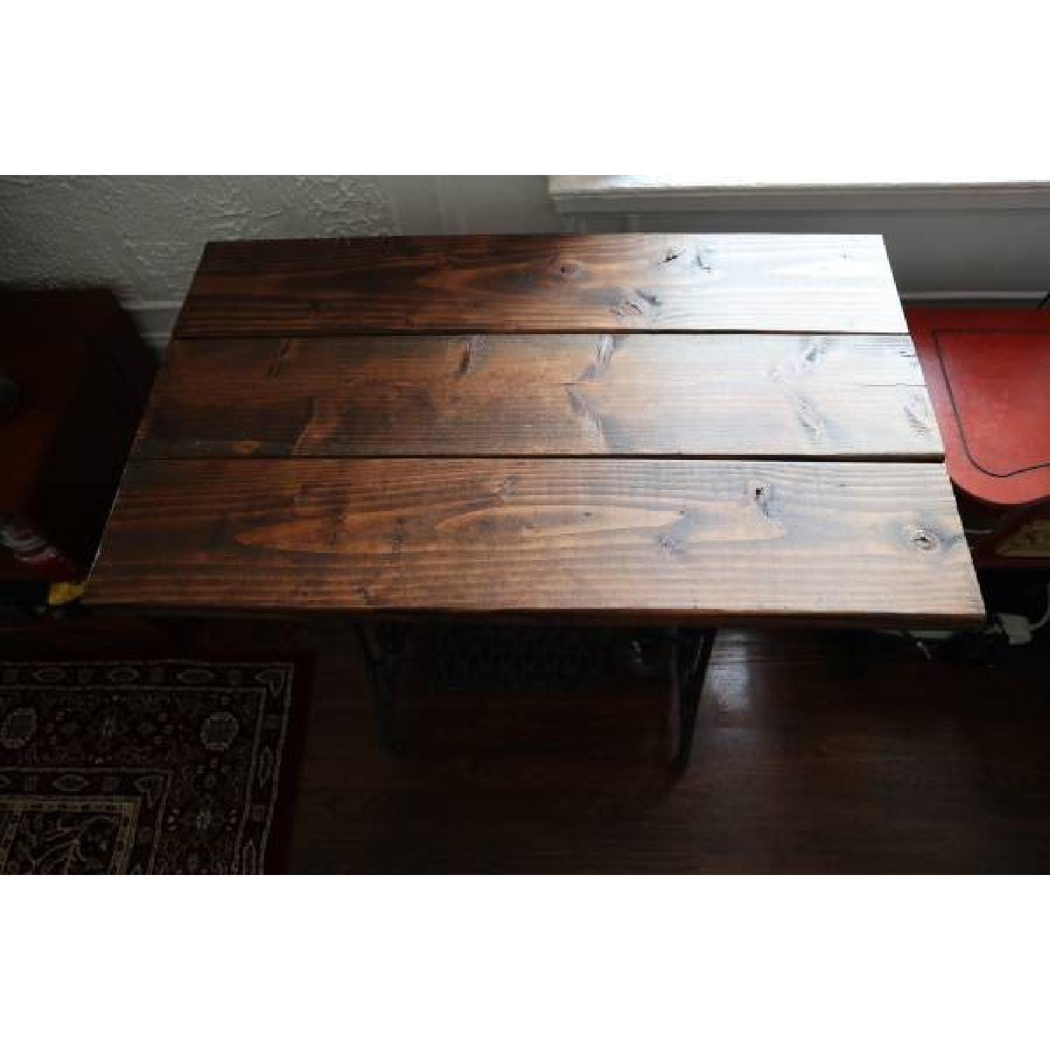 Antique Singer Sewing Machine Table/Desk - image-5