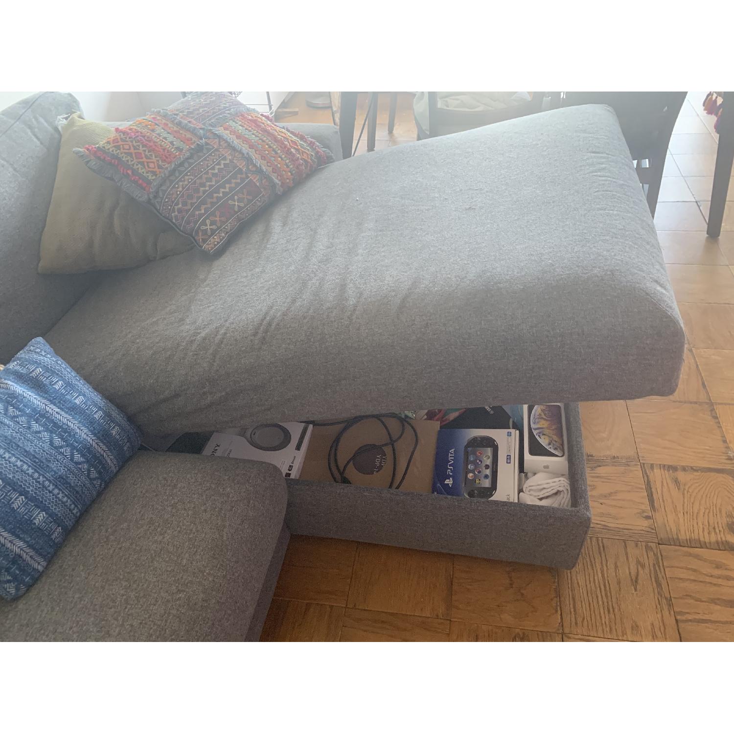 Ikea Vimle Grey Sectional Sofa - image-4