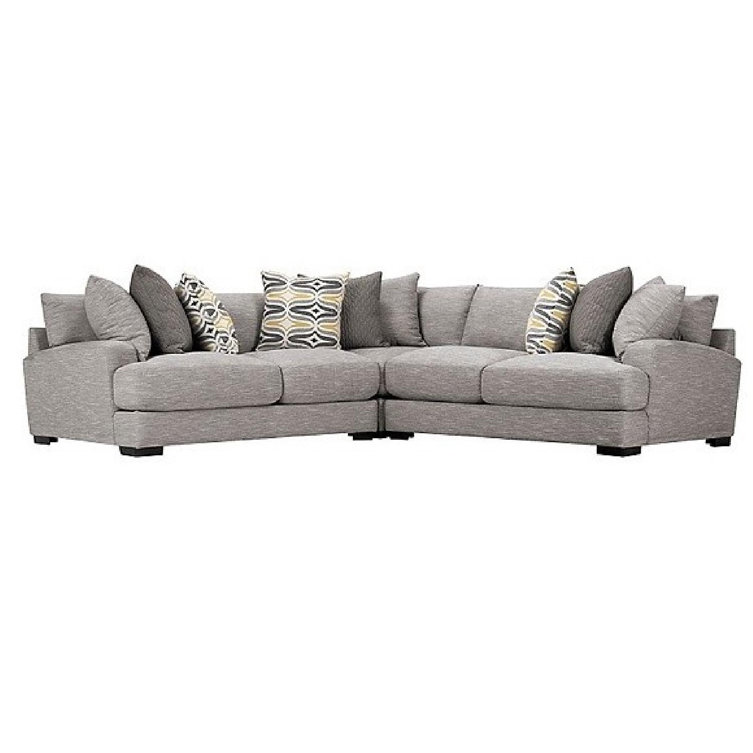 Raymour & Flanigan Leighton 3Piece Sectional Sofa AptDeco