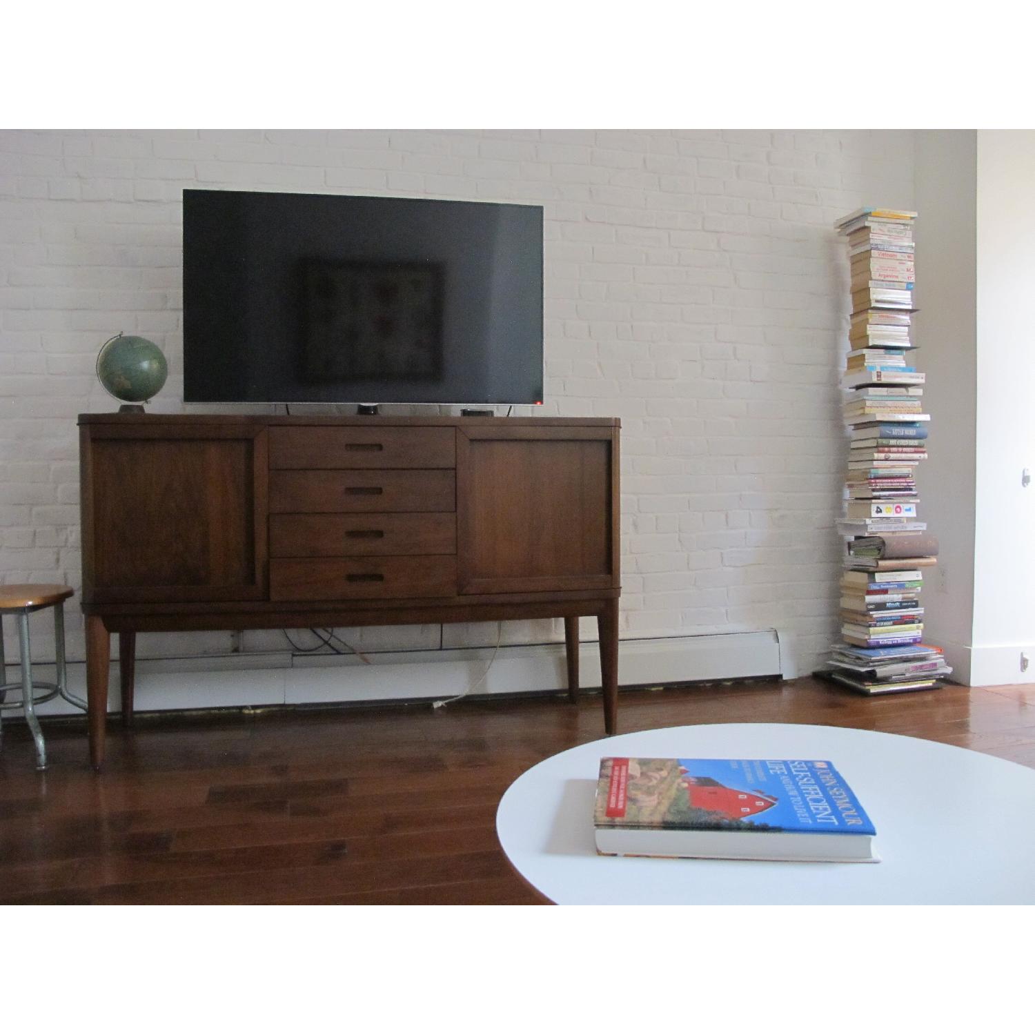 Crate & Barrel Mid Century Walnut Buffet/Credenza - image-5