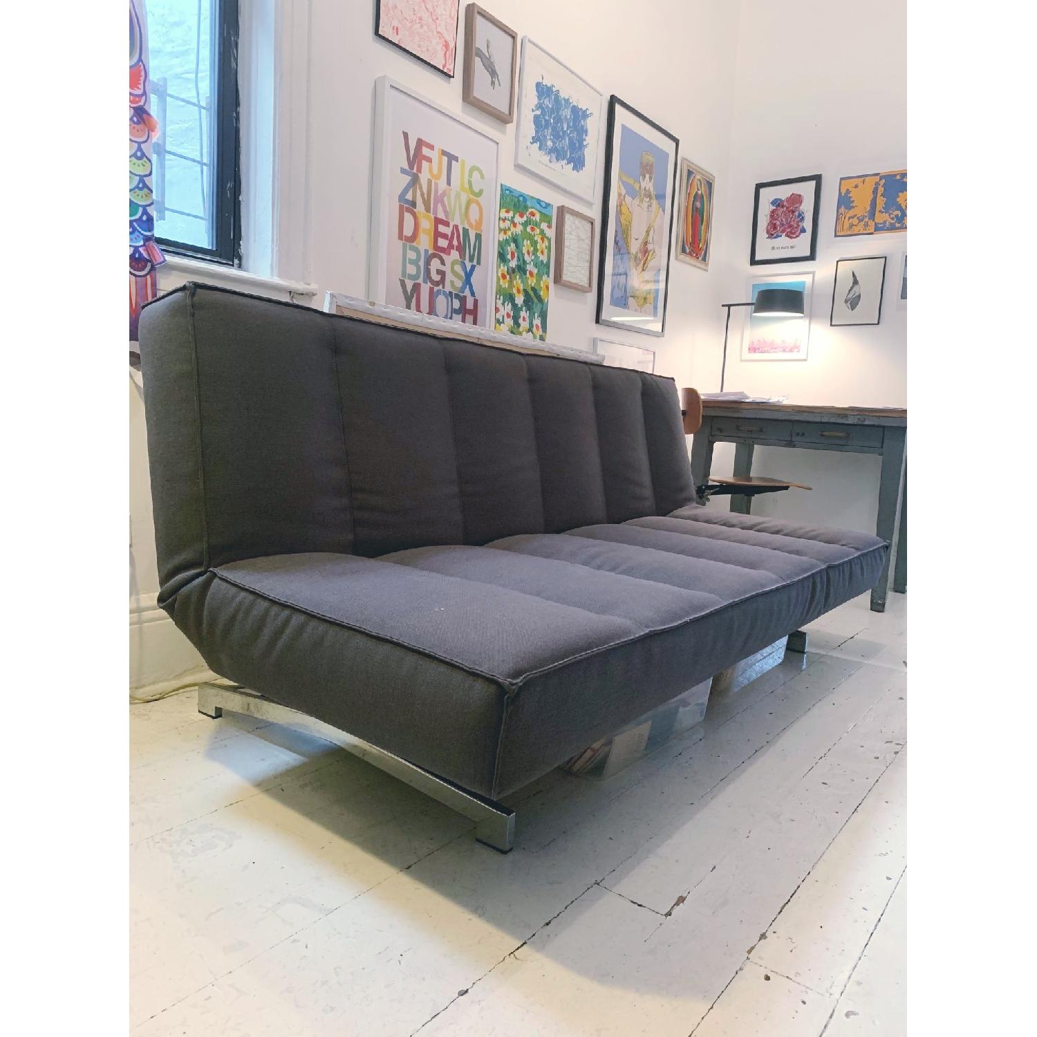 CB2 Flex Gravel Sleeper Sofa AptDeco