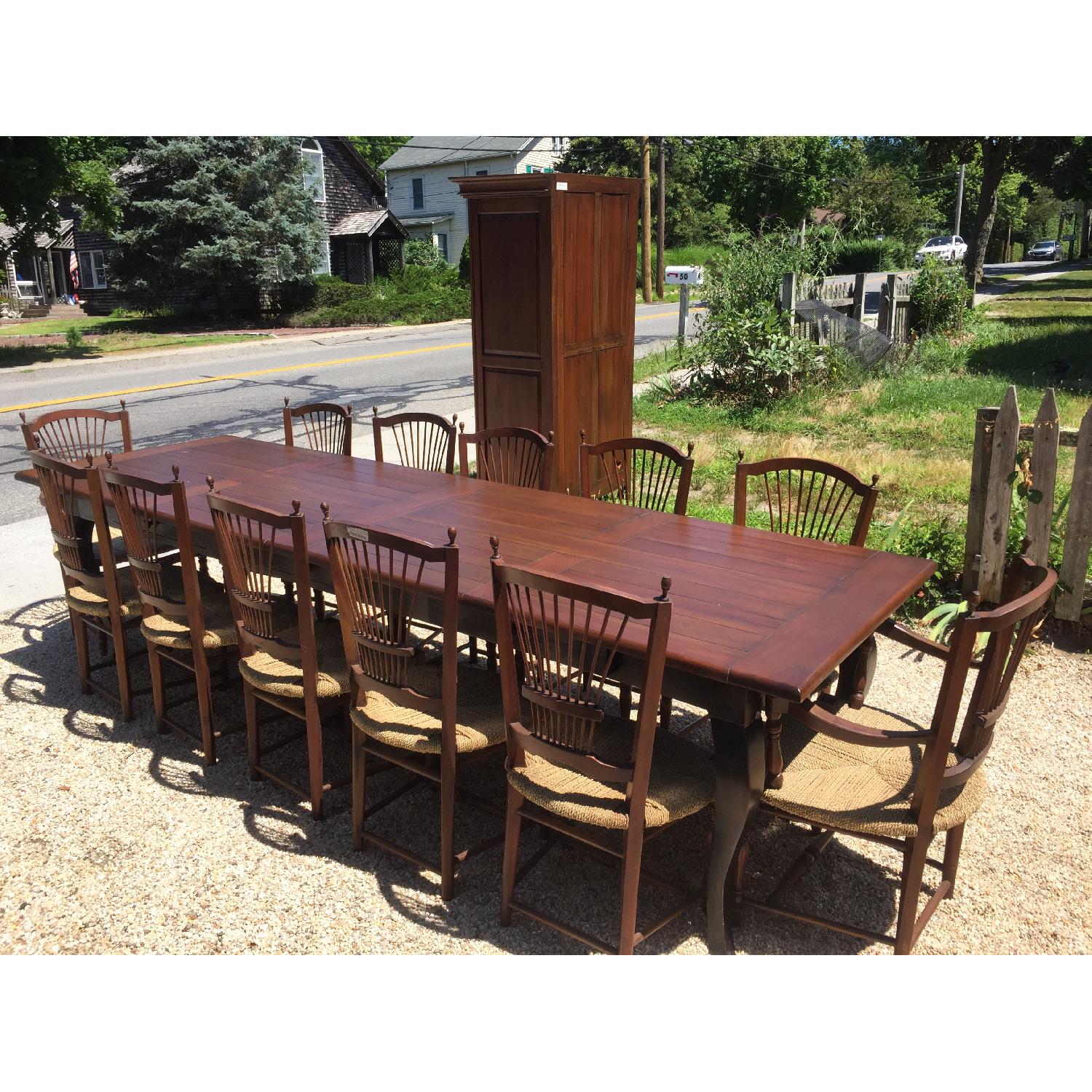 French Country Furnishings 13-Piece Dining Set - image-1