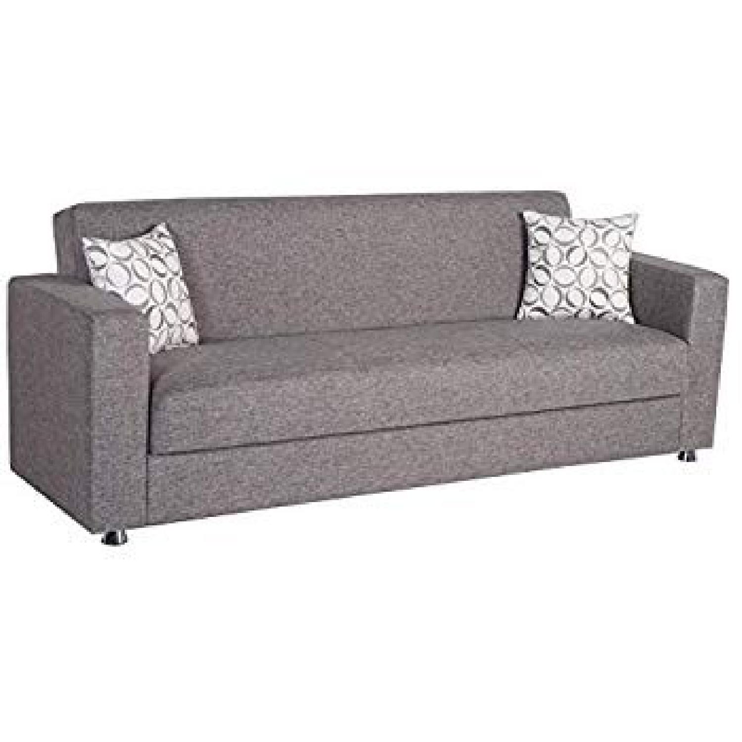 Istikbal Furniture Tokyo Gray Sofa Bed w/ Storage AptDeco
