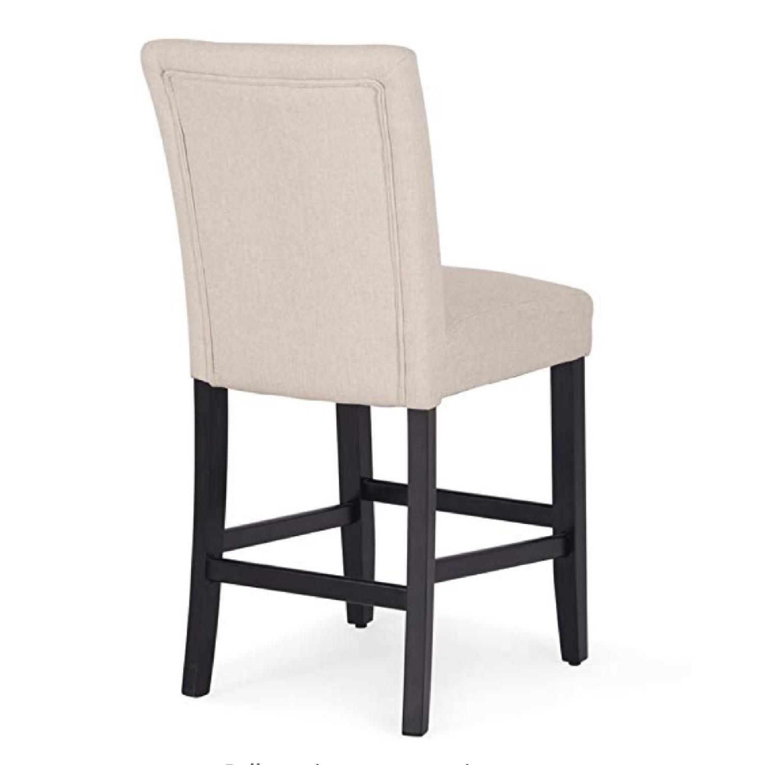 Counter Height Dining Chairs w/ Solid Wood Legs AptDeco