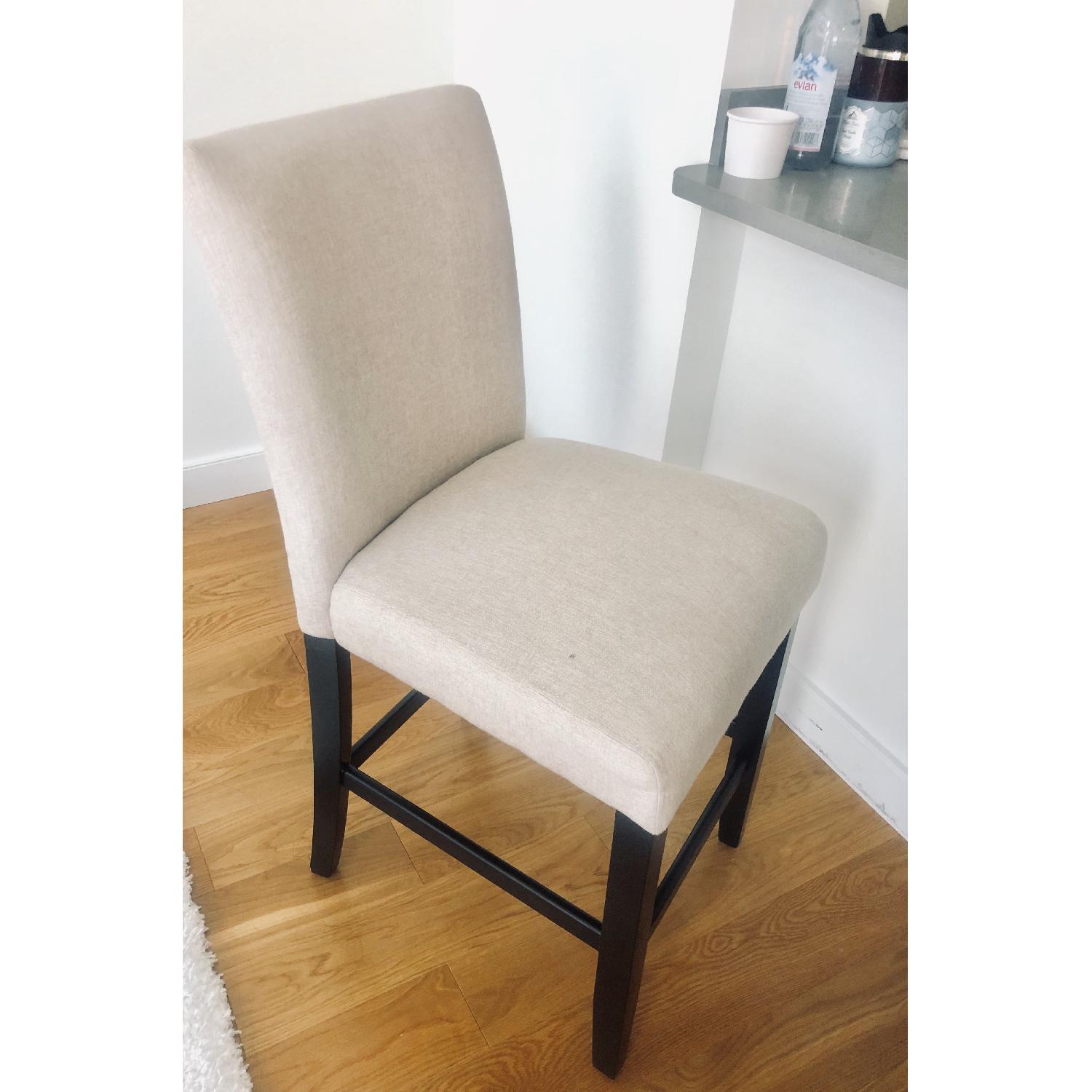 Counter Height Dining Chairs w/ Solid Wood Legs - image-3