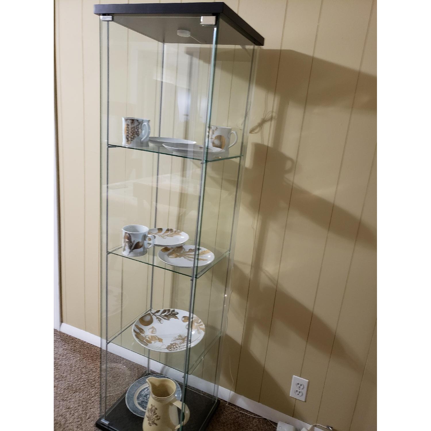 Ikea Detolf Glass-Door Display Cabinet - image-3
